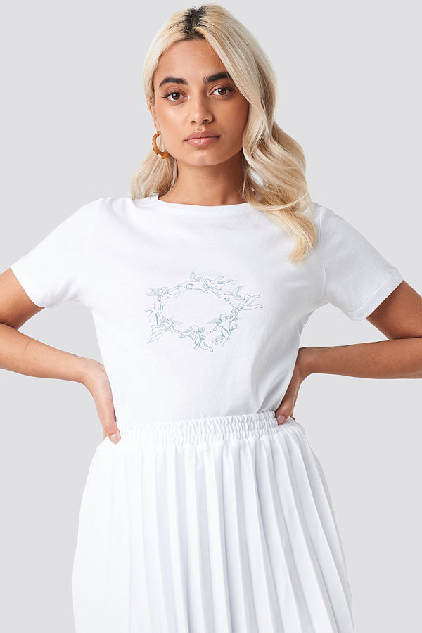 NA-KD Trend Angels Tee vit