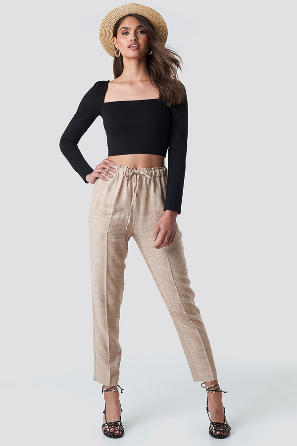 Mango byxor Sabino Trousers beige