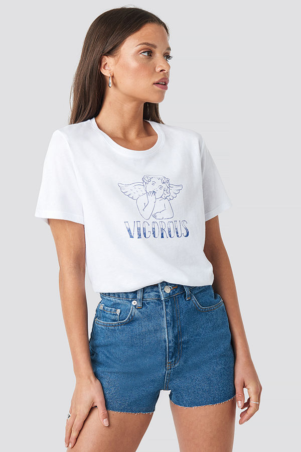 NA-KD Vigorous Tee blå