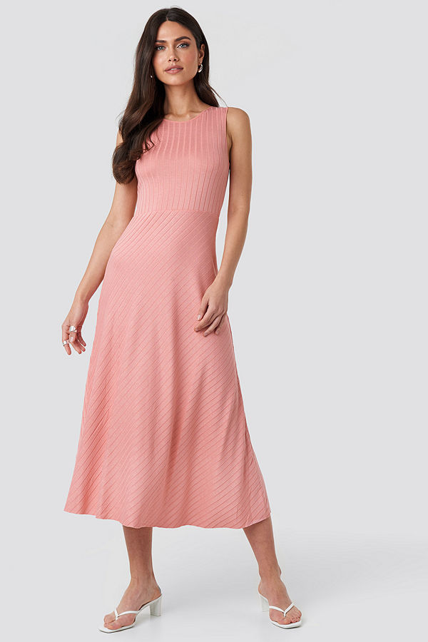 Mango Chicle Dress rosa