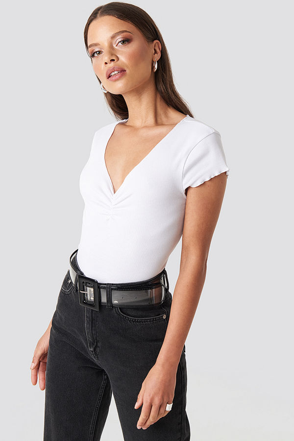 Trendyol Strap Transparent Belt svart