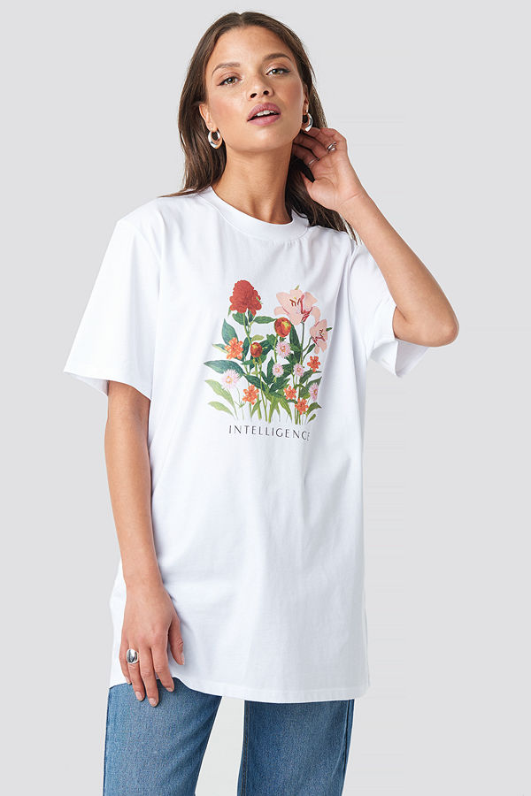 NA-KD Trend Intelligence Unisex Tee vit