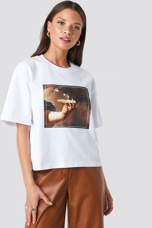 NA-KD Trend Bubbles Tee vit