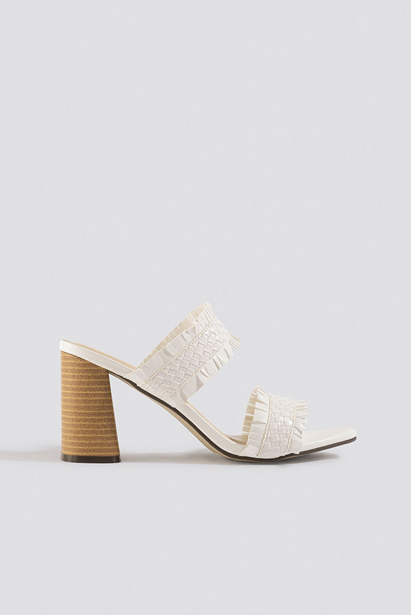 XLE the Label Parr Fringe Mules vit