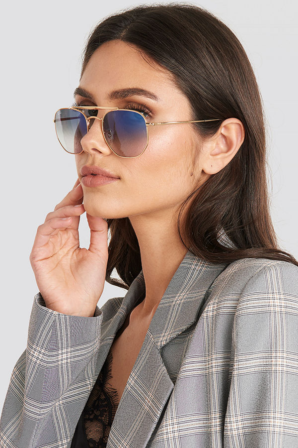 Ray-Ban The Marshal blå guld