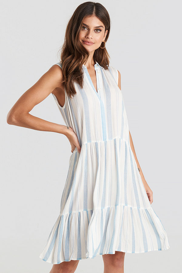Sisters Point Iloss Dress blå multicolor