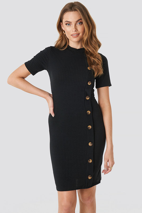 Sisters Point Luna Dress svart