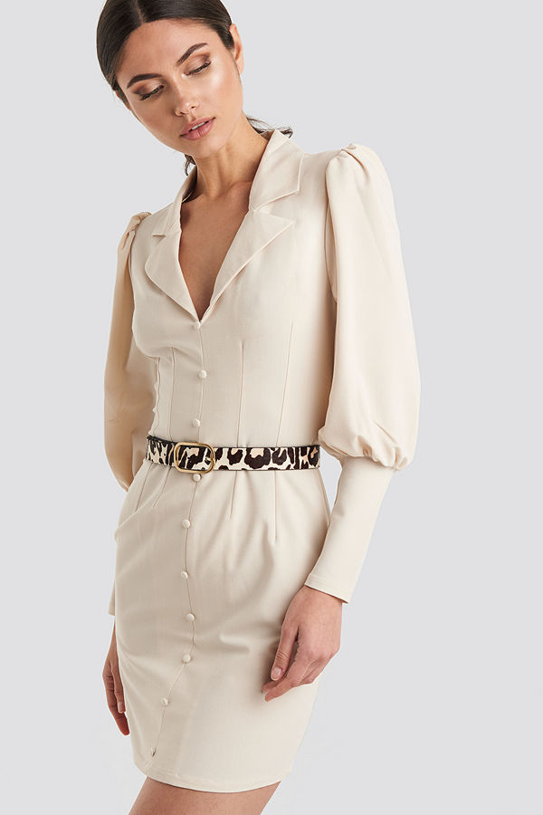 Mango Barcelon Belt beige /