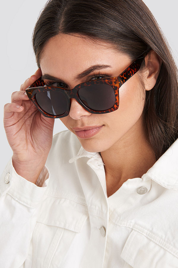 NA-KD Accessories Rounded Squared Sunglasses multicolor