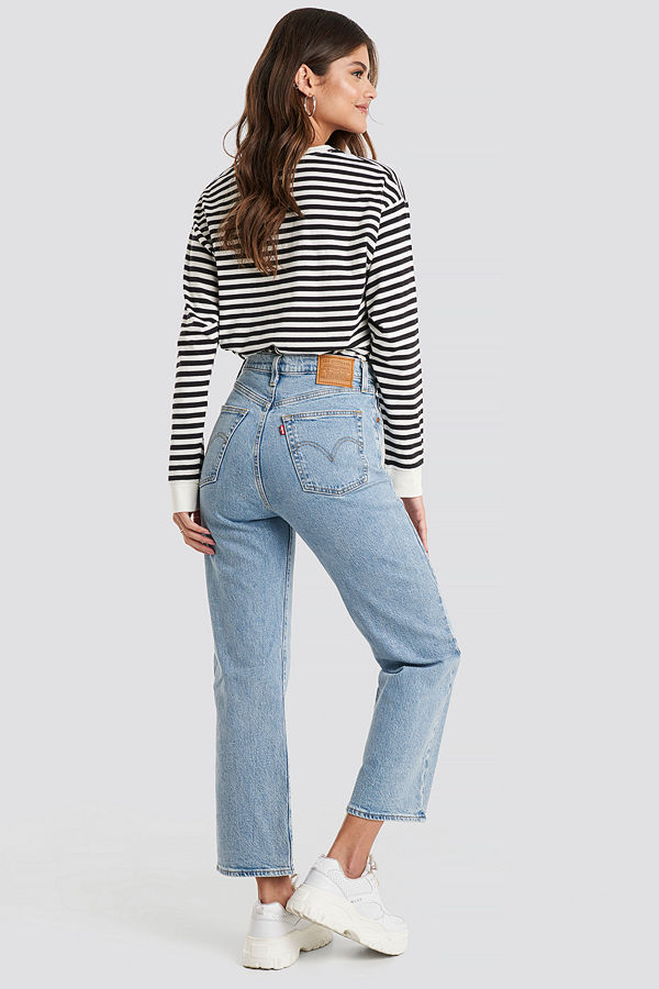 Levi's Ribcage Straight Ankle blå