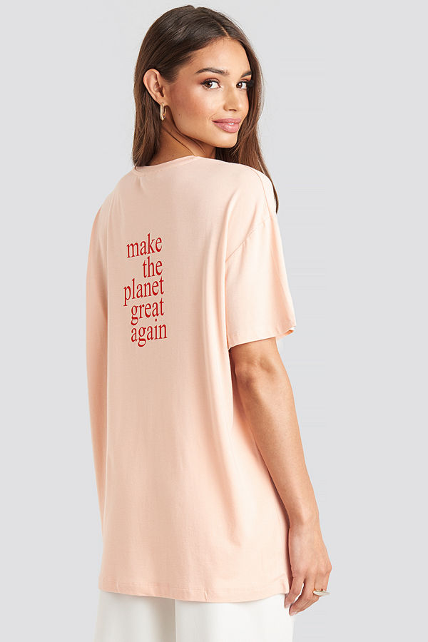Trendyol Planet Tee rosa