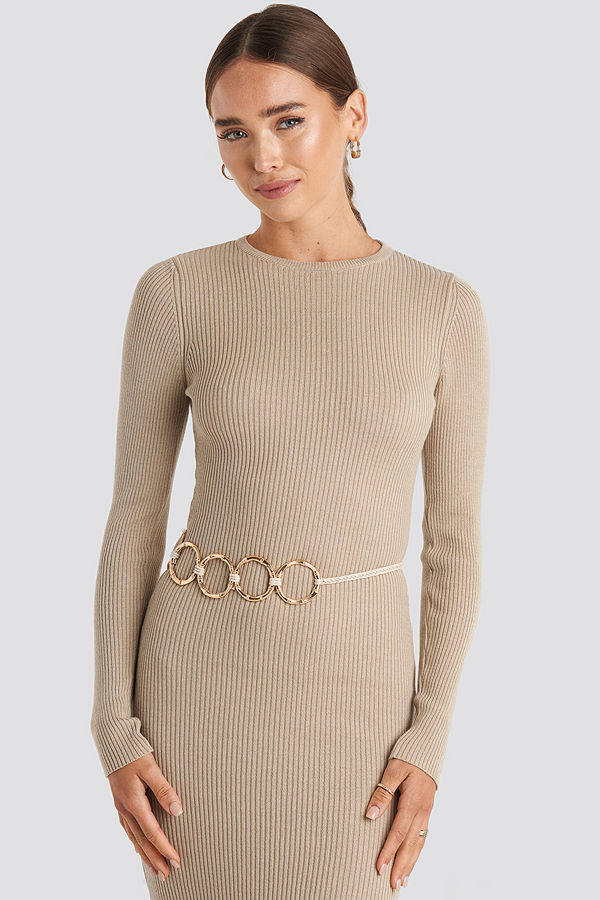 Mango Aris Belt guld
