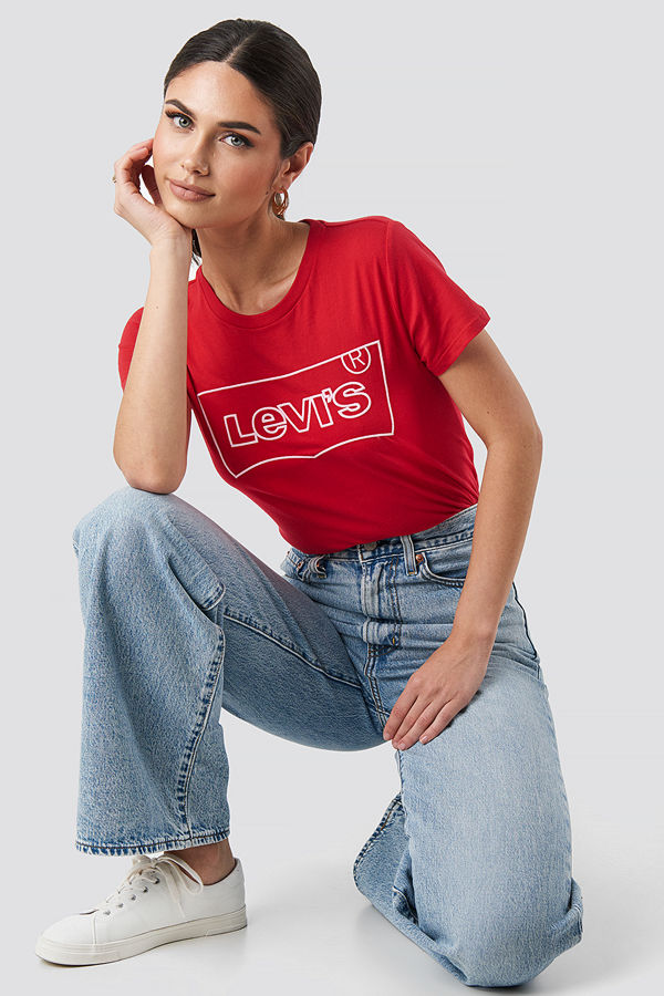 Levi's The Perfect Tee röd