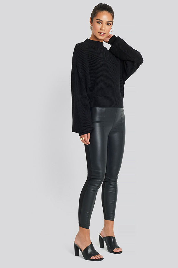 Mango Romi Leggings svart
