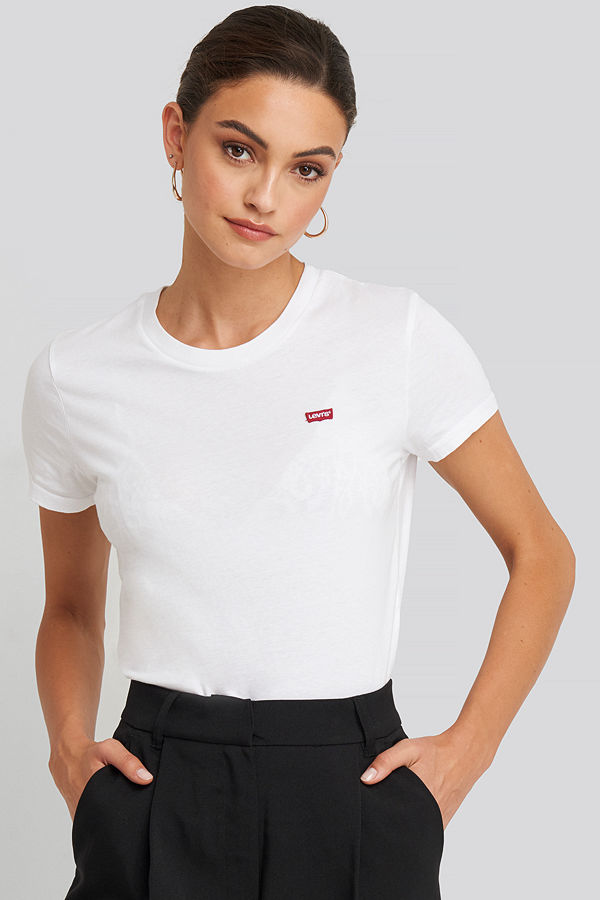 Levi's Perfect Tee Small Batwing vit