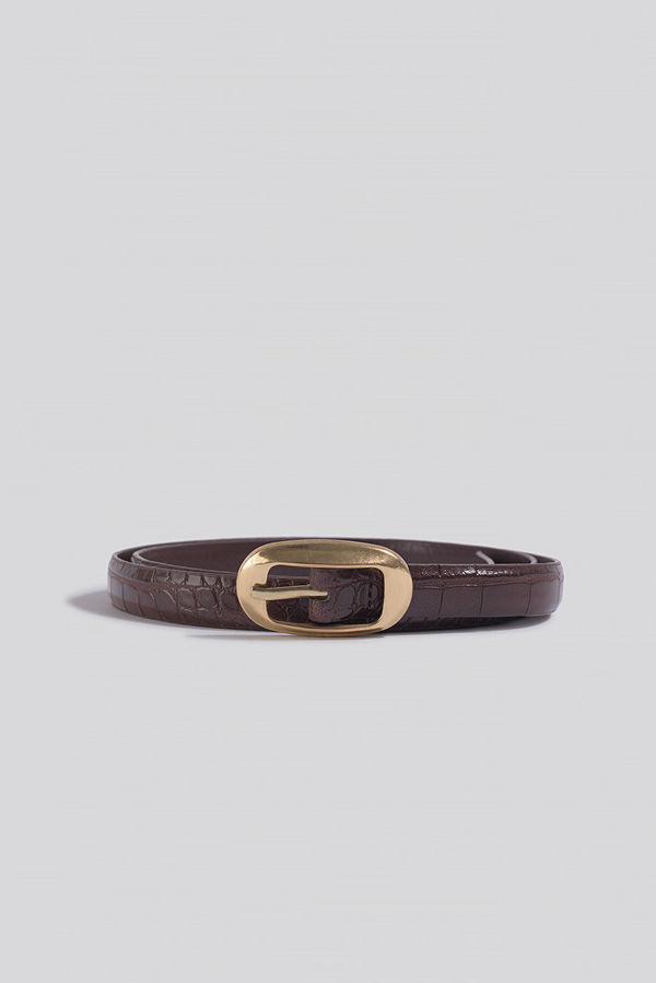 Mango Celia Belt brun
