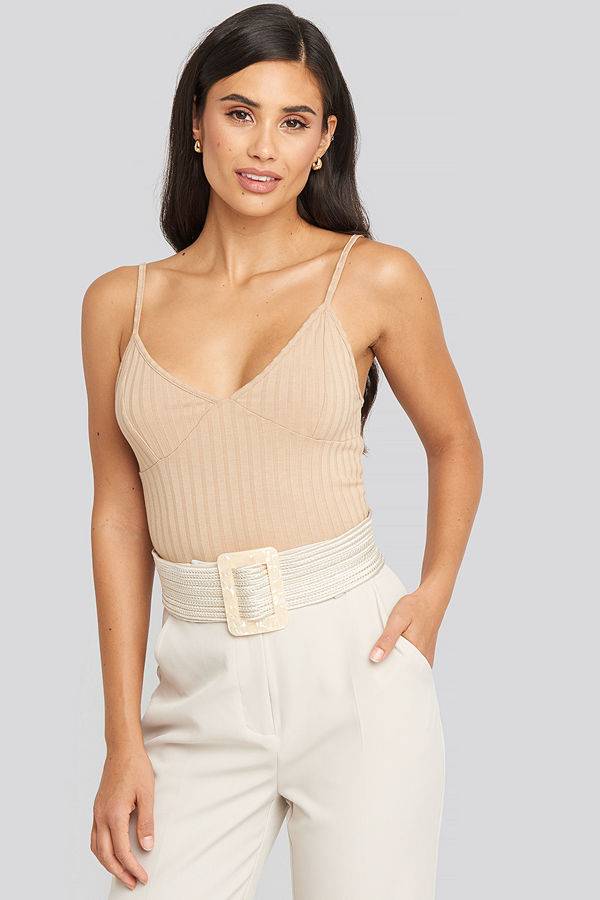 Mango Tenerife Belt vit