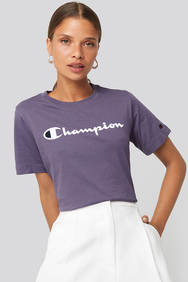 Champion Crewneck Tee 111971 lila
