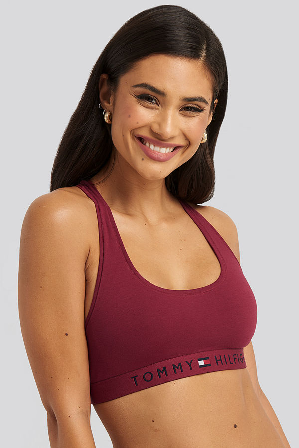 Tommy Hilfiger Original Cotton Bra röd