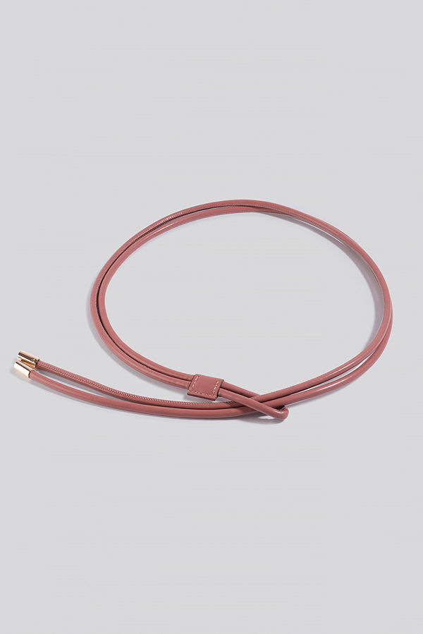 NA-KD Accessories Rope Loop Belt rosa