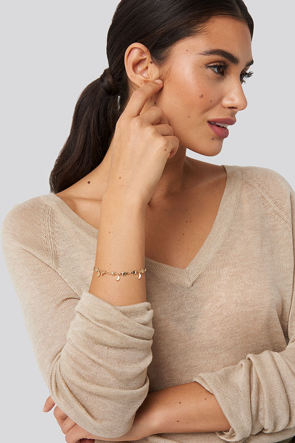 Dilara x NA-KD smycke Moon Bracelet guld