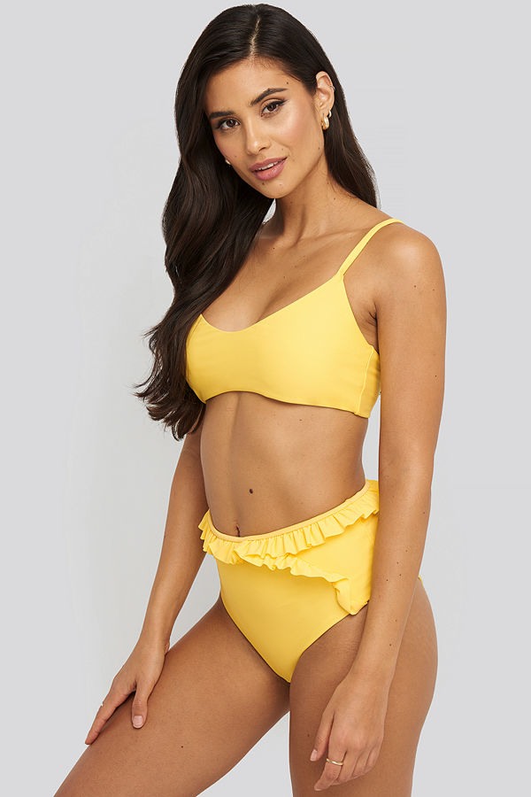 NA-KD Swimwear Bohoo Bikini Bottom gul
