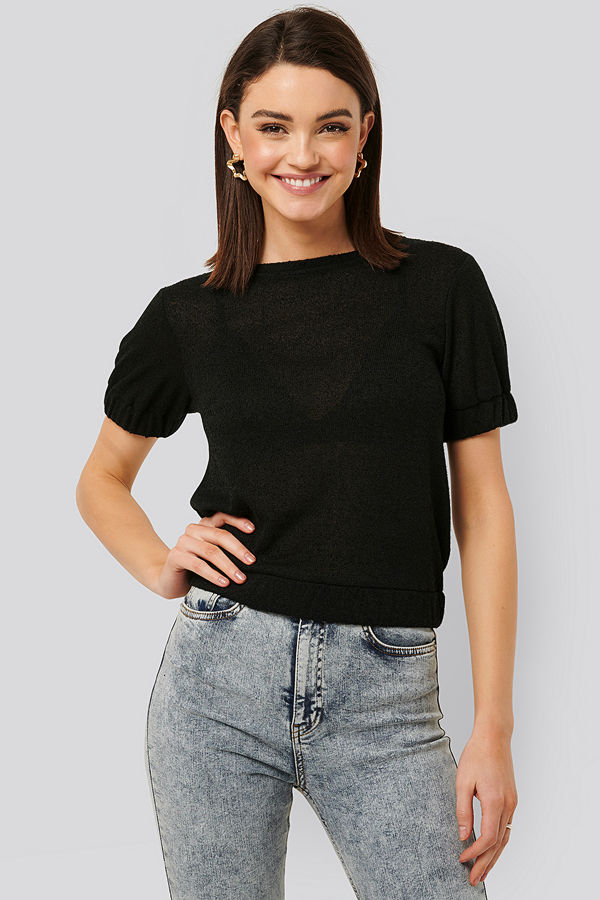 NA-KD Trend T-Shirt svart