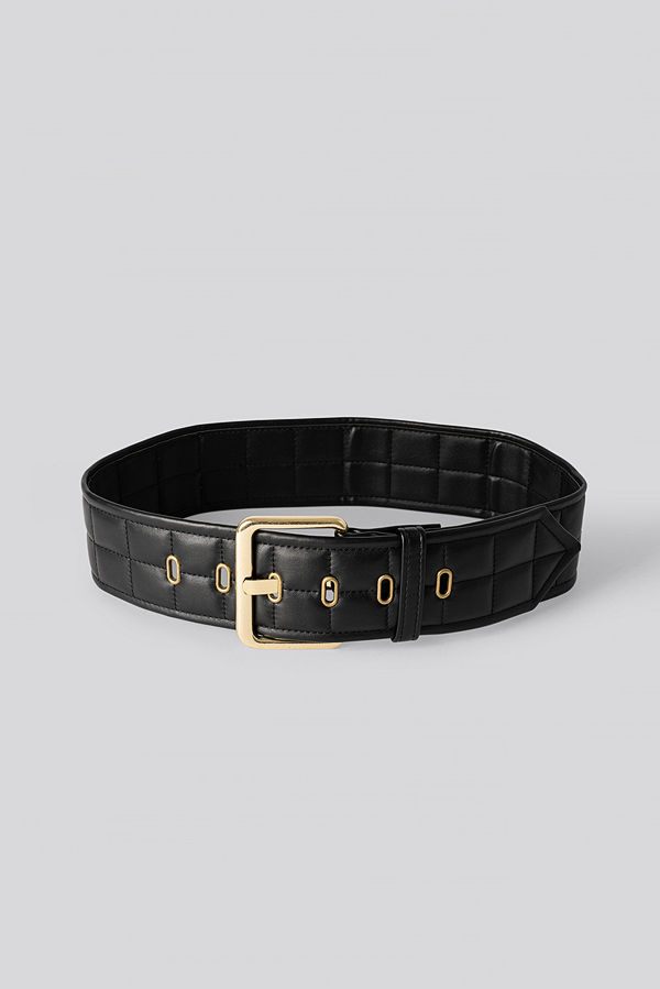 NA-KD Accessories Bälte Med Spänne svart