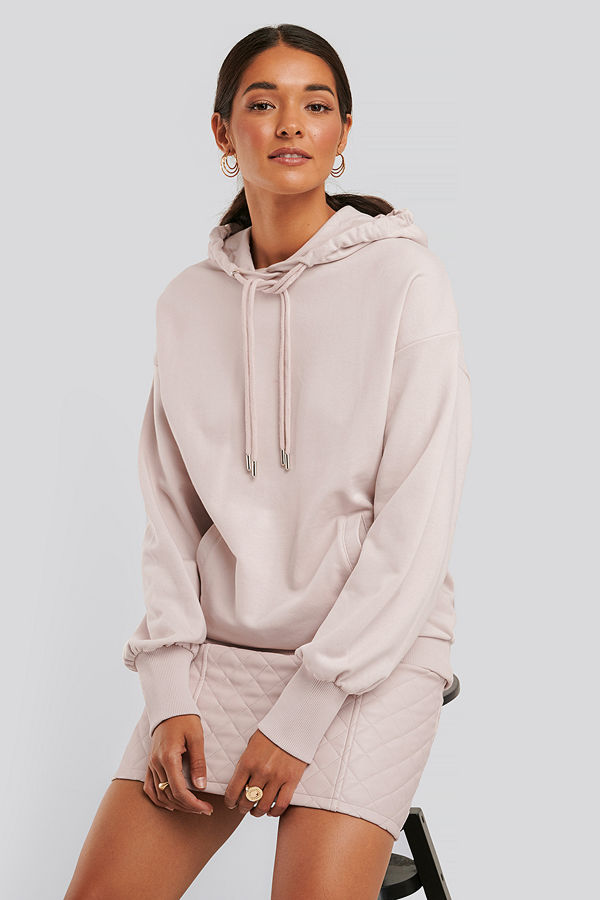 NA-KD Trend Hoodie Med Dragsko lila