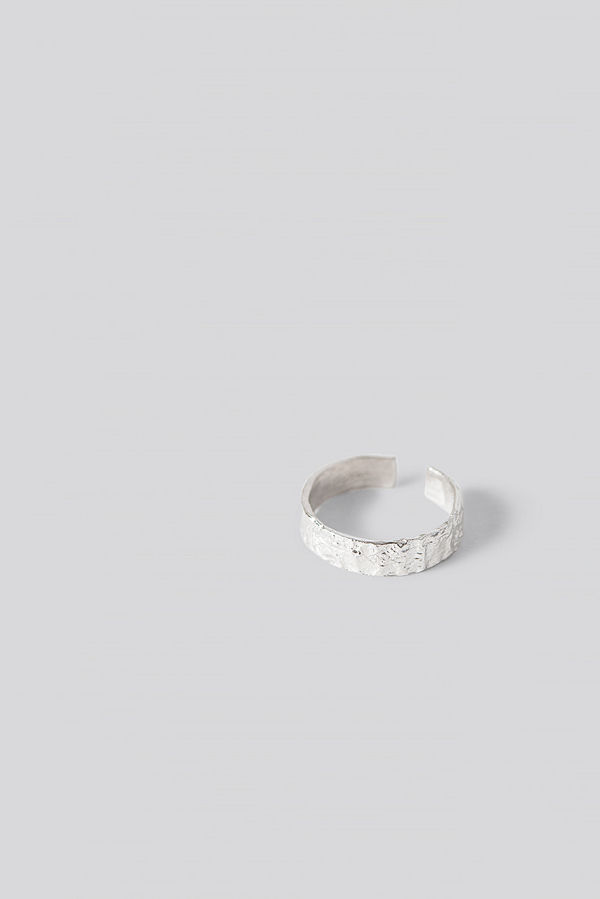 NA-KD Accessories smycke Sterling Silver Structured Ring silver