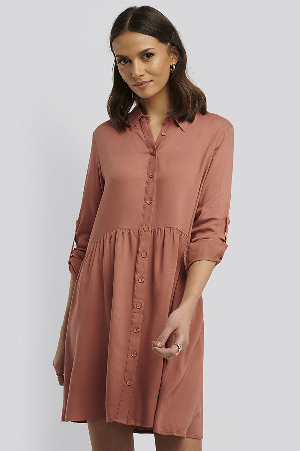 Trendyol Yol Shirt Dress röd