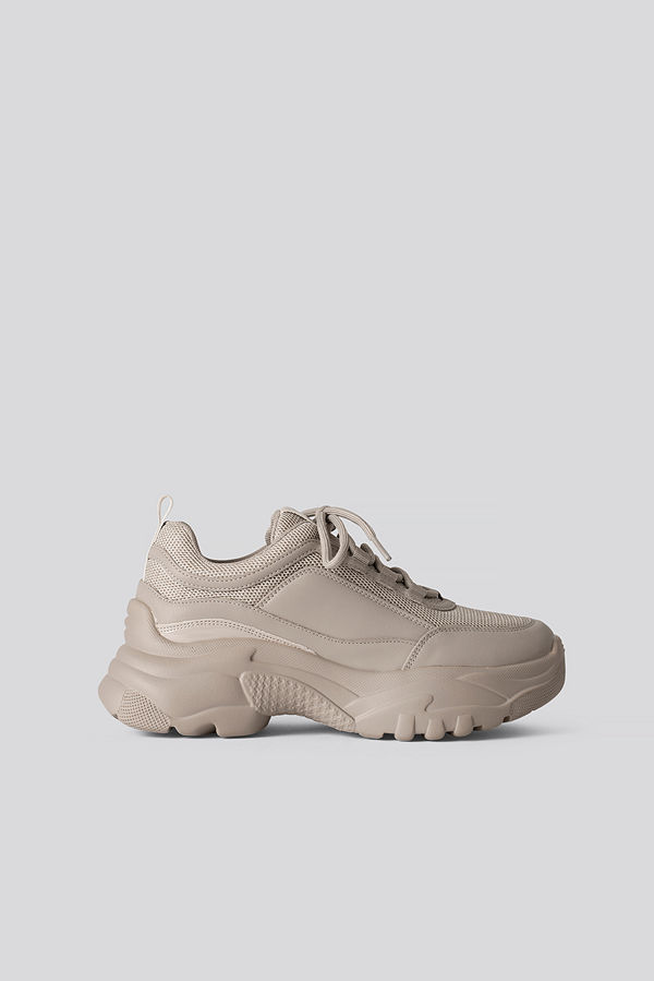 NA-KD Shoes Chunky Sneakers grå