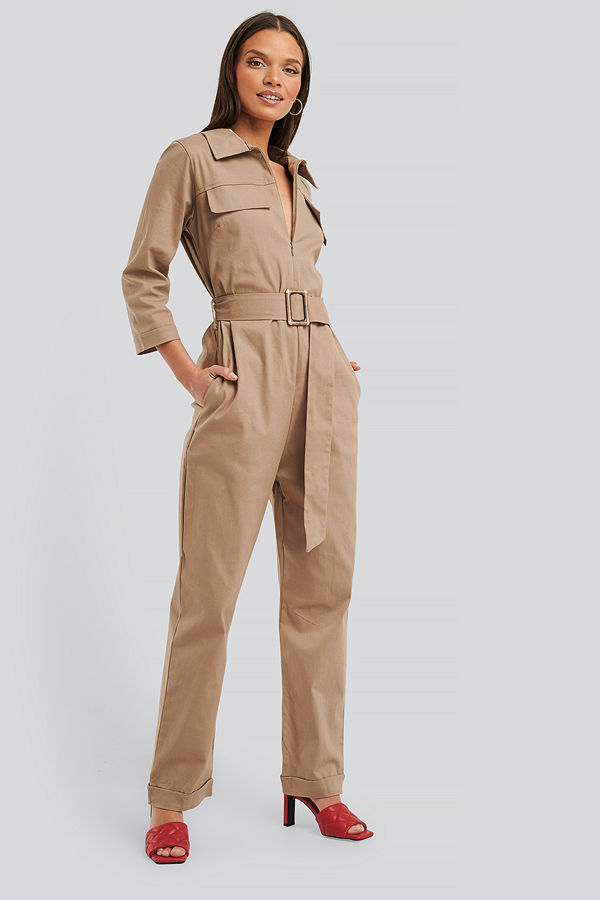 Trendyol Jumpsuit beige