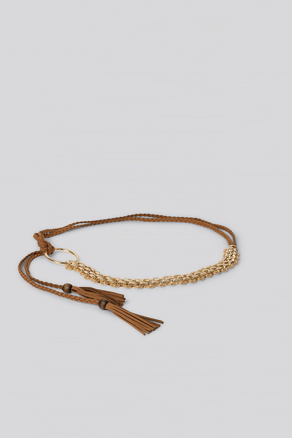NA-KD Accessories Bälte guld