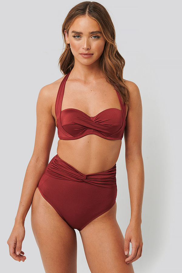 Trendyol Knot Detailed Bikini Bottom röd