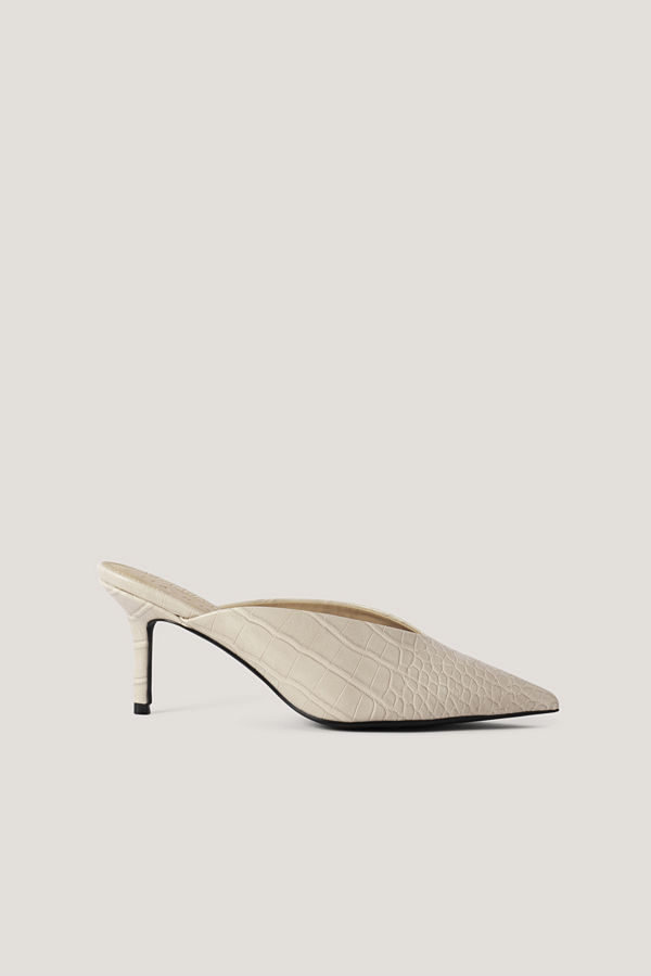 NA-KD Shoes Mules beige