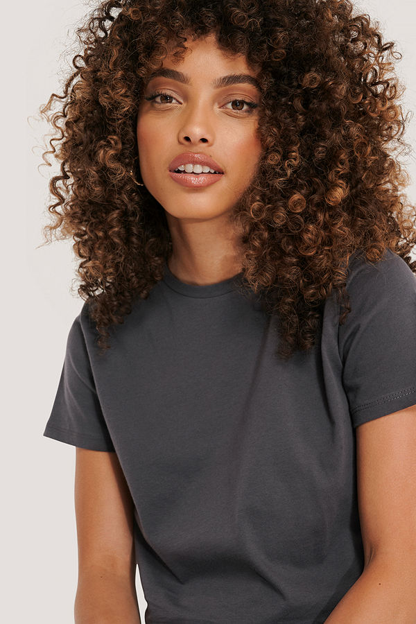 Trendyol Croppad T-Shirt grå