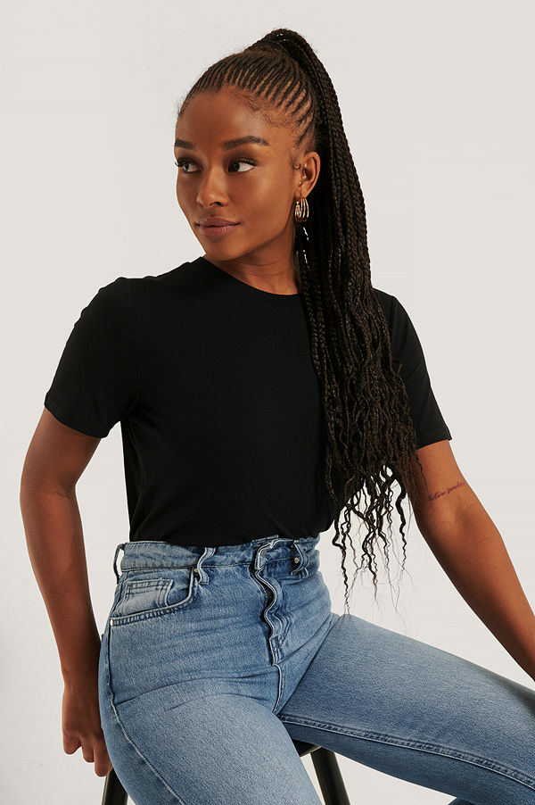 NA-KD Reborn T-Shirt svart