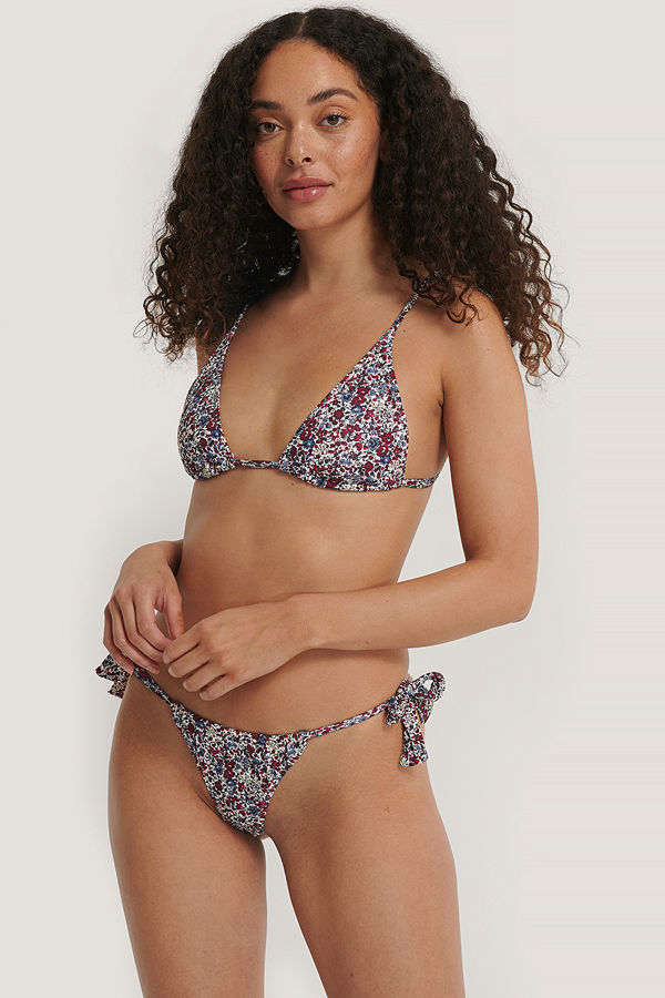 Mango Bikiniunderdel Med Snörning I Sidan multicolor