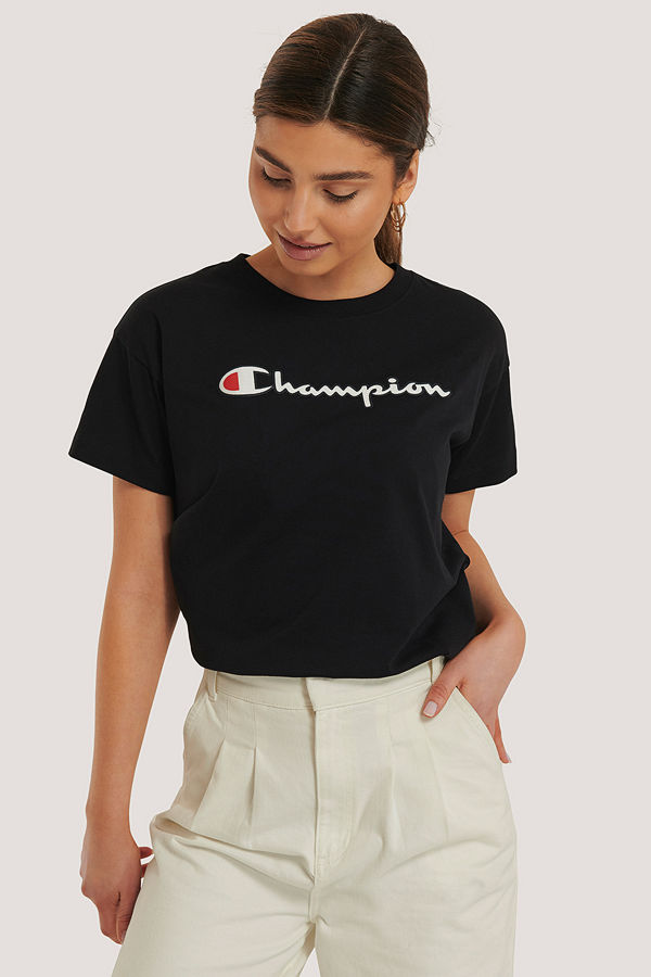 Champion Crewneck T-Shirt svart