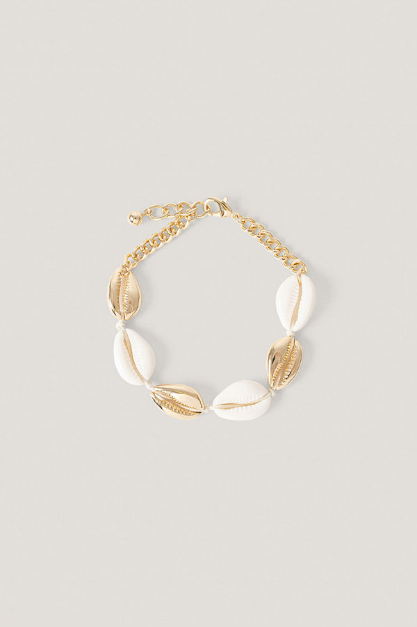 NA-KD Accessories smycke Shell Anklet guld