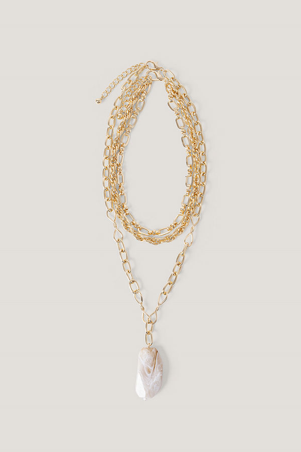 NA-KD Accessories smycke Kedjehalsband guld