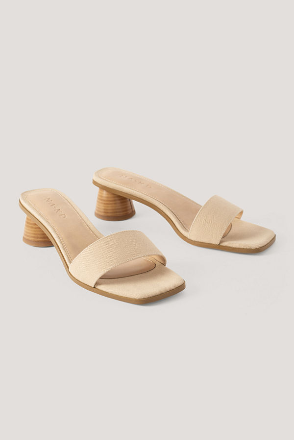 NA-KD Shoes Mulesandal beige