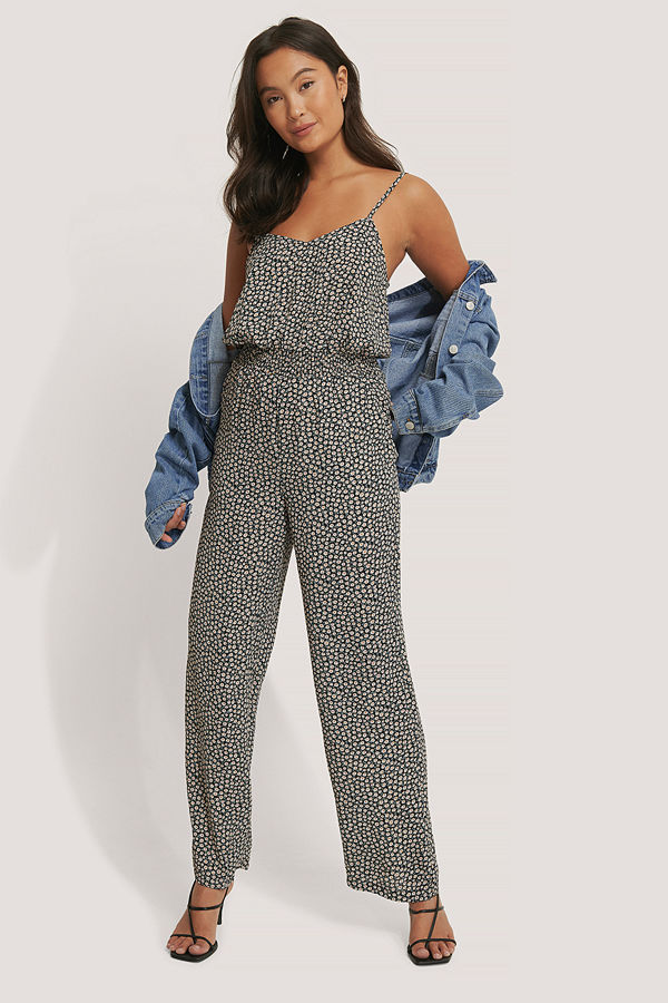 NA-KD Jumpsuit Med Tryck svart