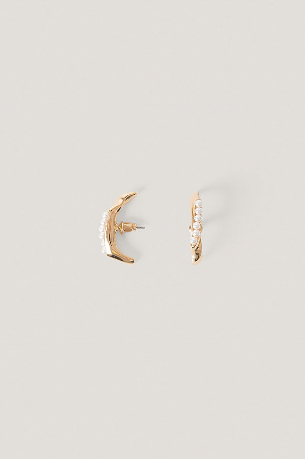 NA-KD Accessories smycke Pärla-I-Pärla-Örhängen guld