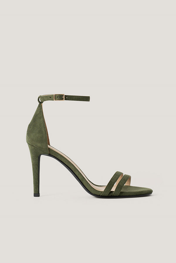 NA-KD Shoes Högklackade Sandaler grön