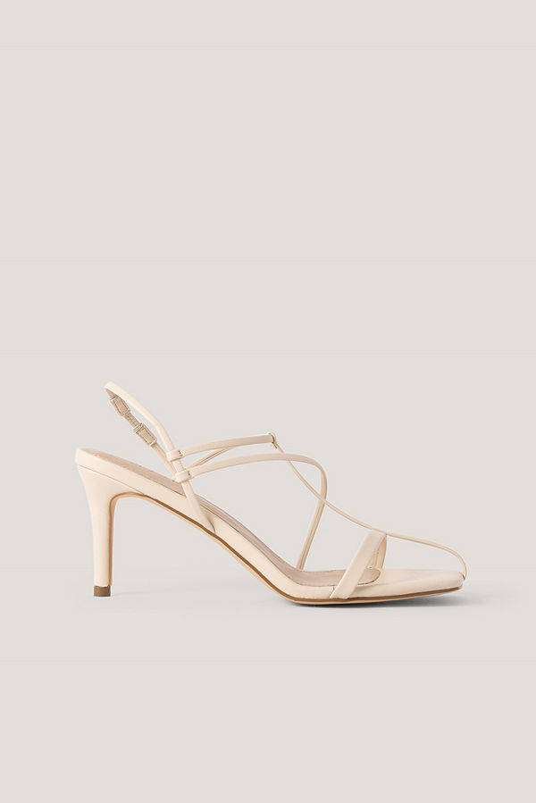 NA-KD Shoes Sandaler Med Remmar beige