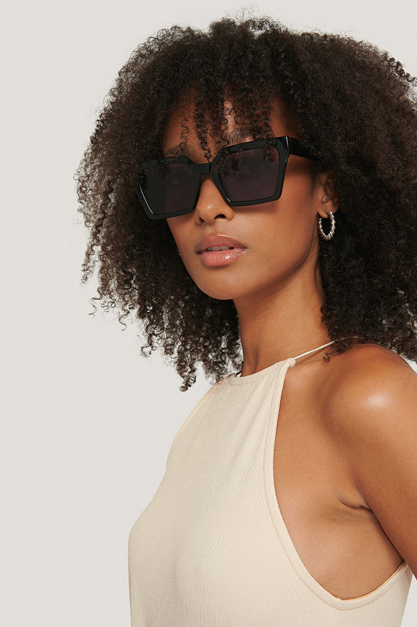 Corlin Eyewear Solglasögon Med Fyrkantiga Bågar svart