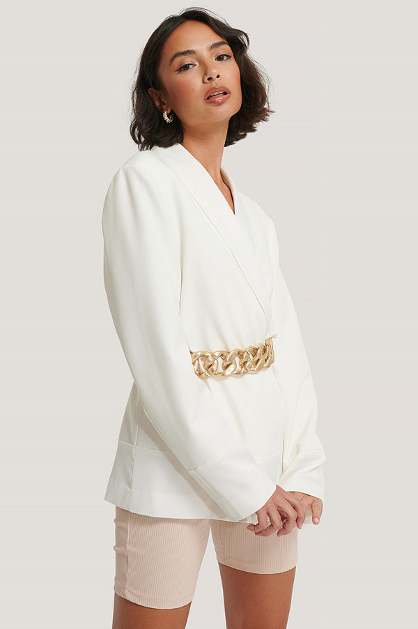 NA-KD Accessories Oversize Kedjebälte guld