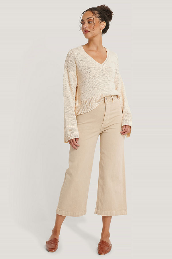 Mango Jeans beige